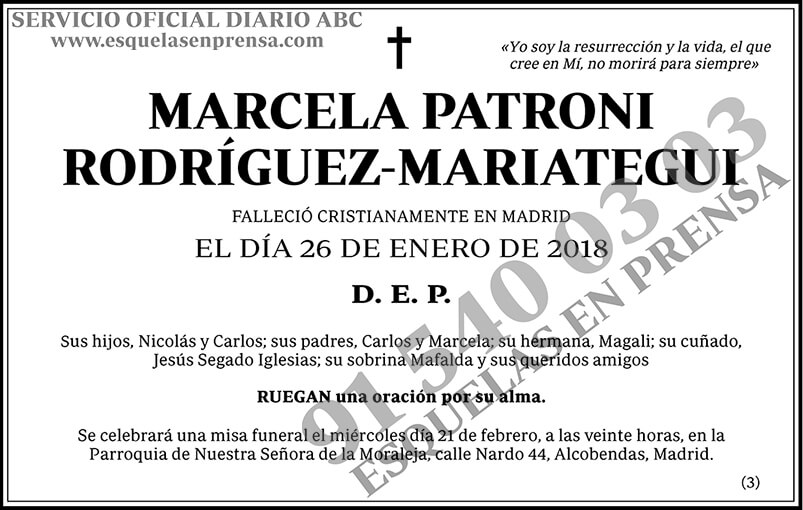 Marcela Patroni Rodríguez-Mariategui